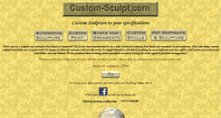 Desktop Screenshot of custom-sculpt.com