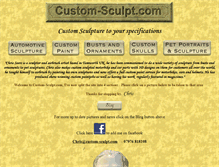Tablet Screenshot of custom-sculpt.com